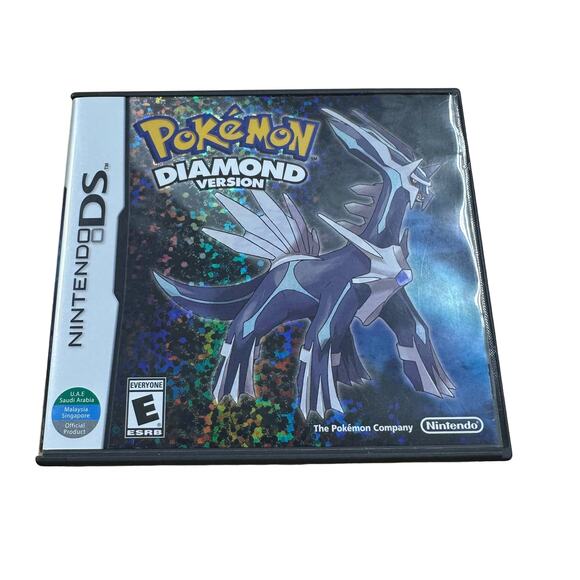 Pokemon Diamond Version U.A.E.Saudi Arabia Cartridge Case and Inserts Tested